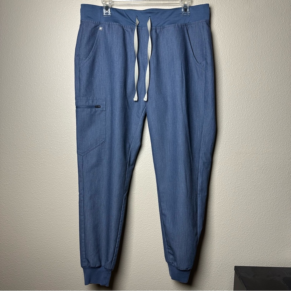 FIGS Zamora L - Heather Denim